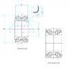 42 mm x 76 mm x 38 mm  SKF BAH0040 angular contact ball bearings