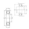 55 mm x 80 mm x 13 mm NTN 7911C angular contact ball bearings